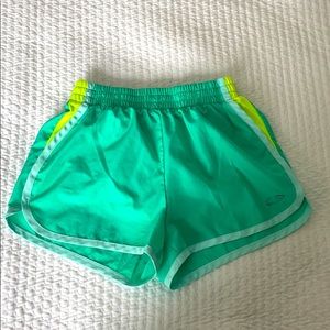 Green shorts